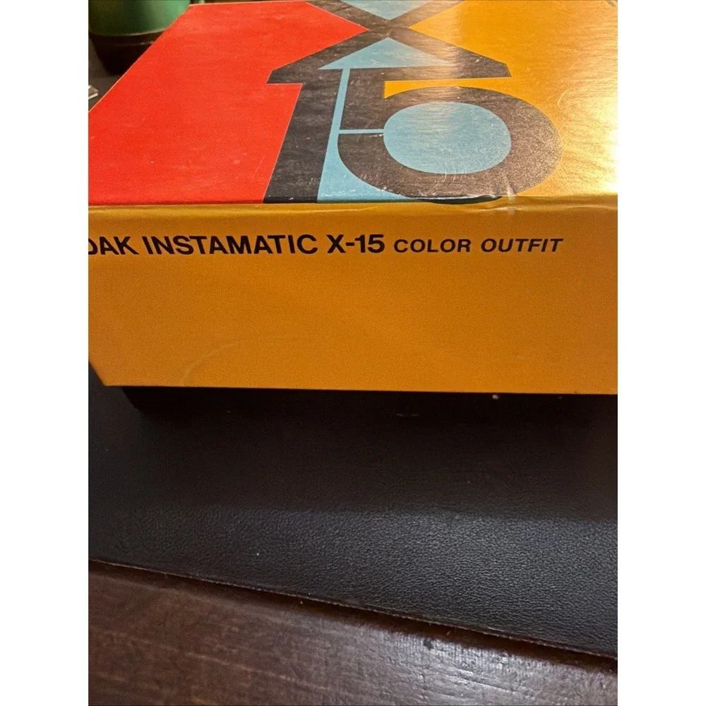 Vintage Kodak Instamatic X-15 Color Outfit Camera in Original Box Untested